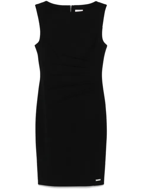 Calvin Klein vestido corto con diseño fruncido