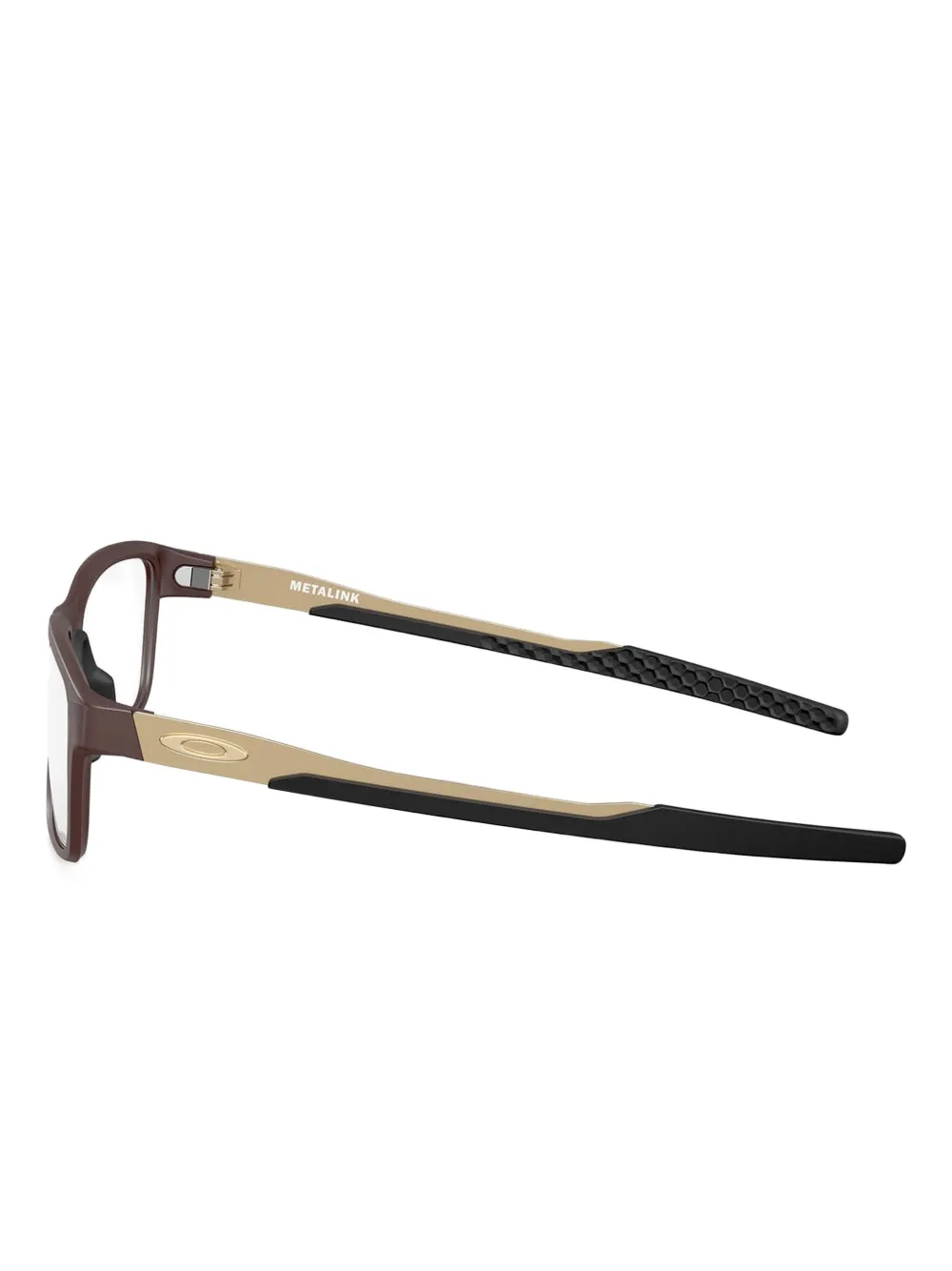 Oakley Bril met rechthoekig montuur Rood