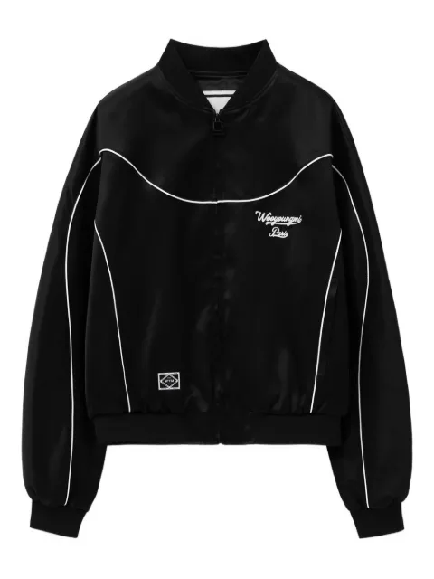 Wooyoungmi satin-piping bomber jacket