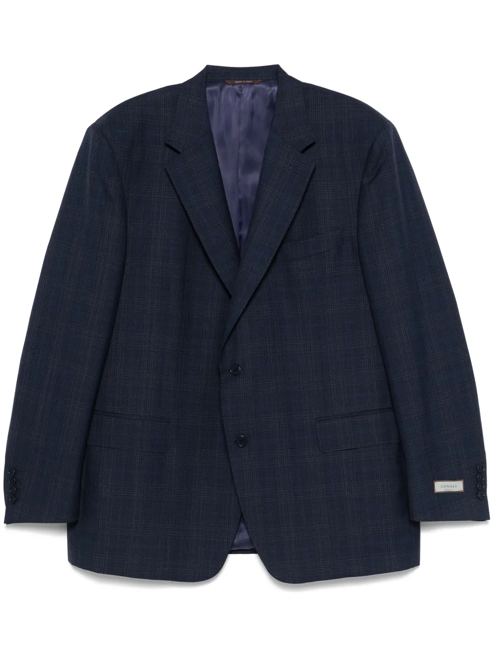 Canali checked blazer | Blue | Image 1