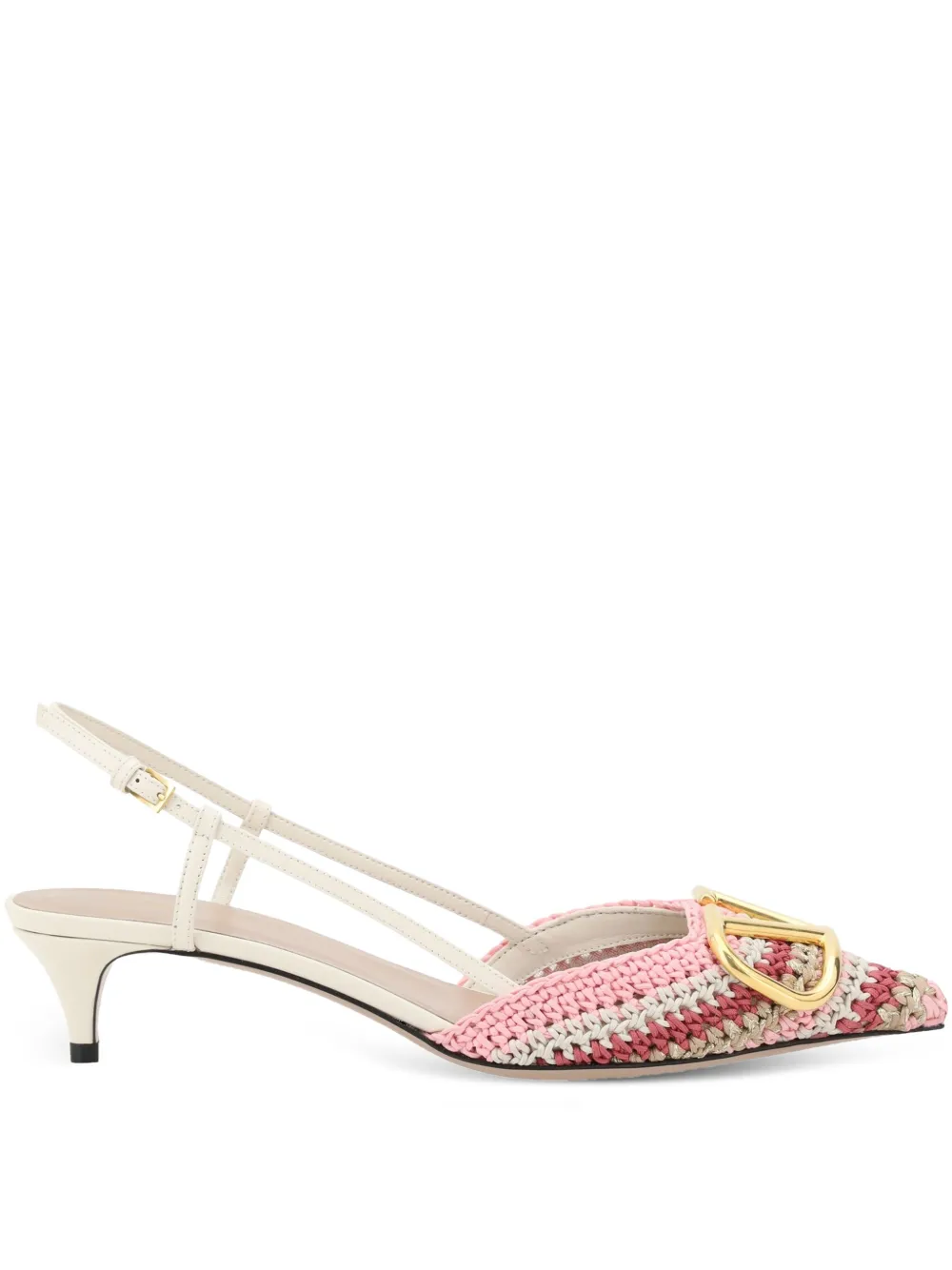 Valentino Garavani Slingback pumps met VLogo Roze