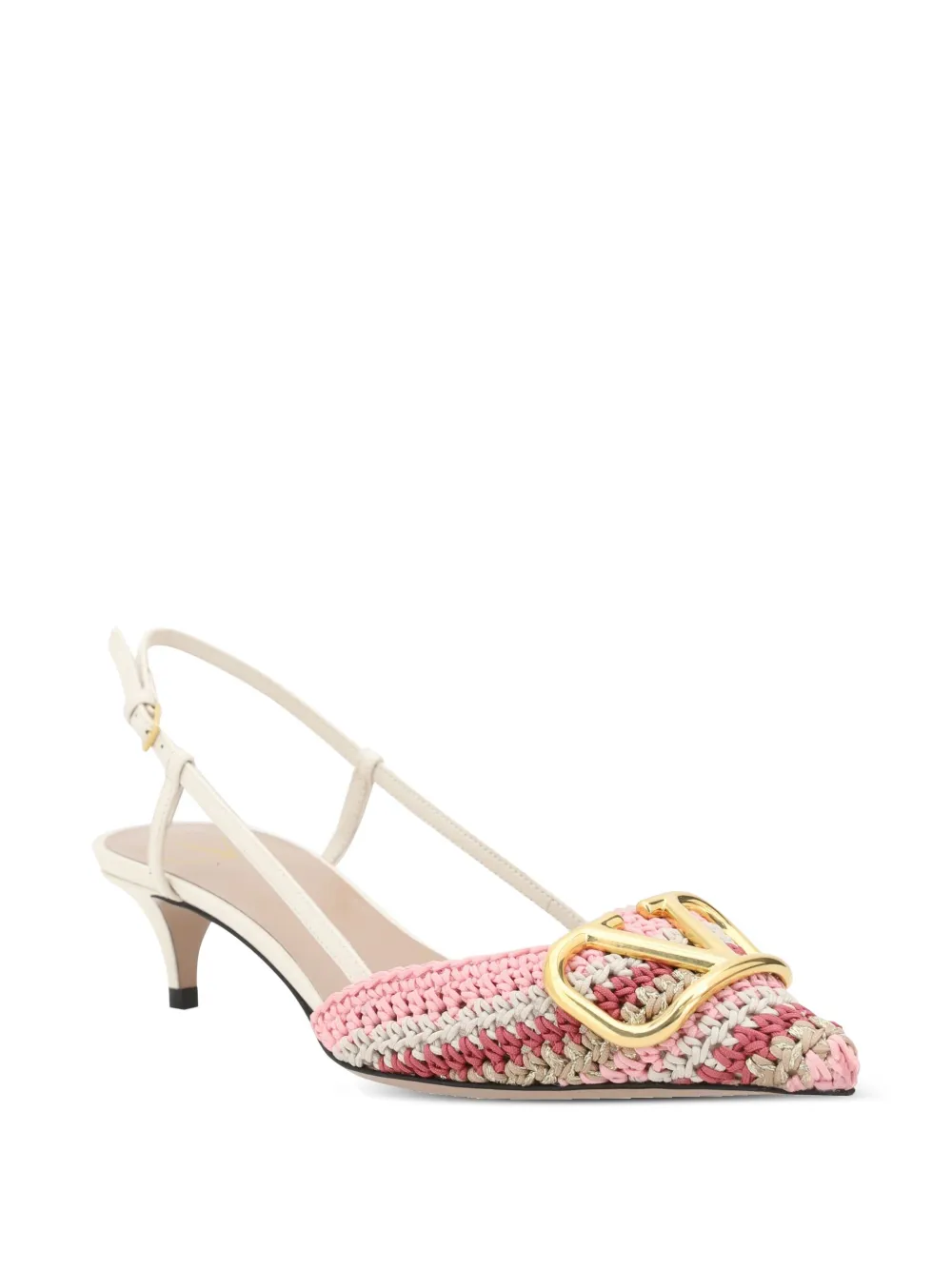 Valentino Garavani VLogo slingback pumps - Roze