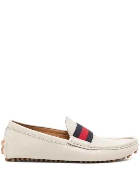 Gucci leather boat shoes