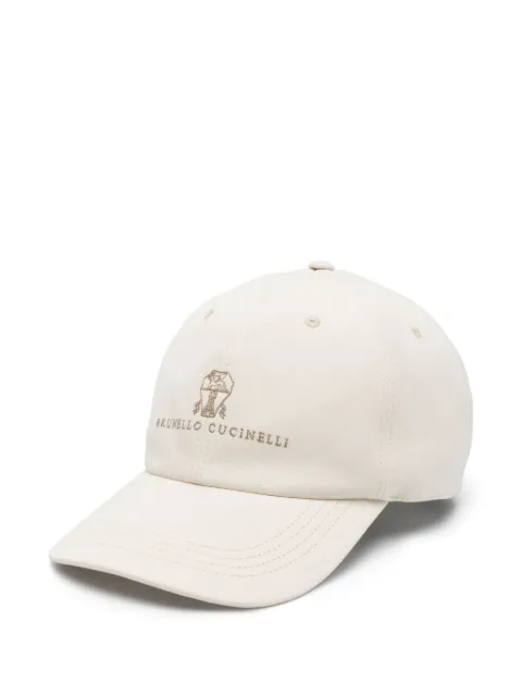 Brunello Cucinelli logo-embroidered cap