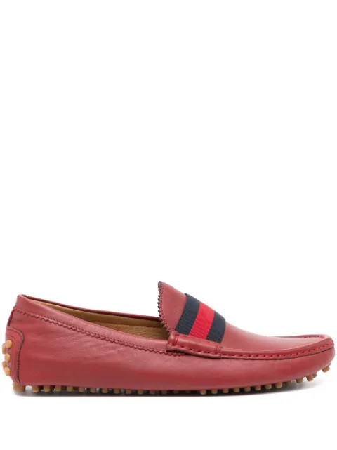 Gucci leather boat shoes