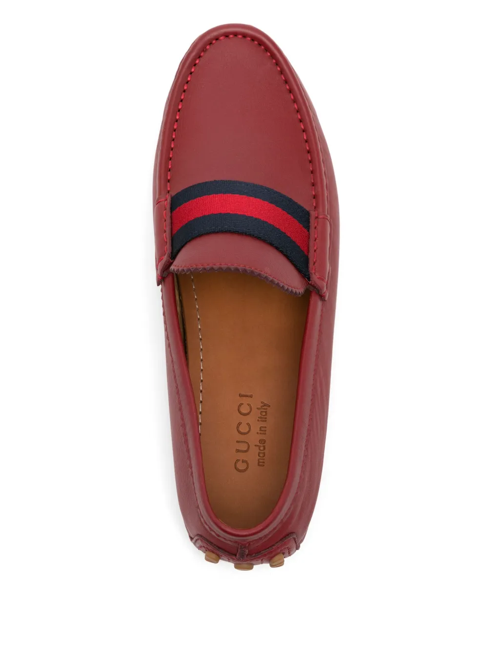 Gucci Leren bootschoenen Rood