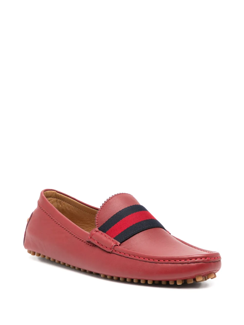 Gucci Leren bootschoenen Rood