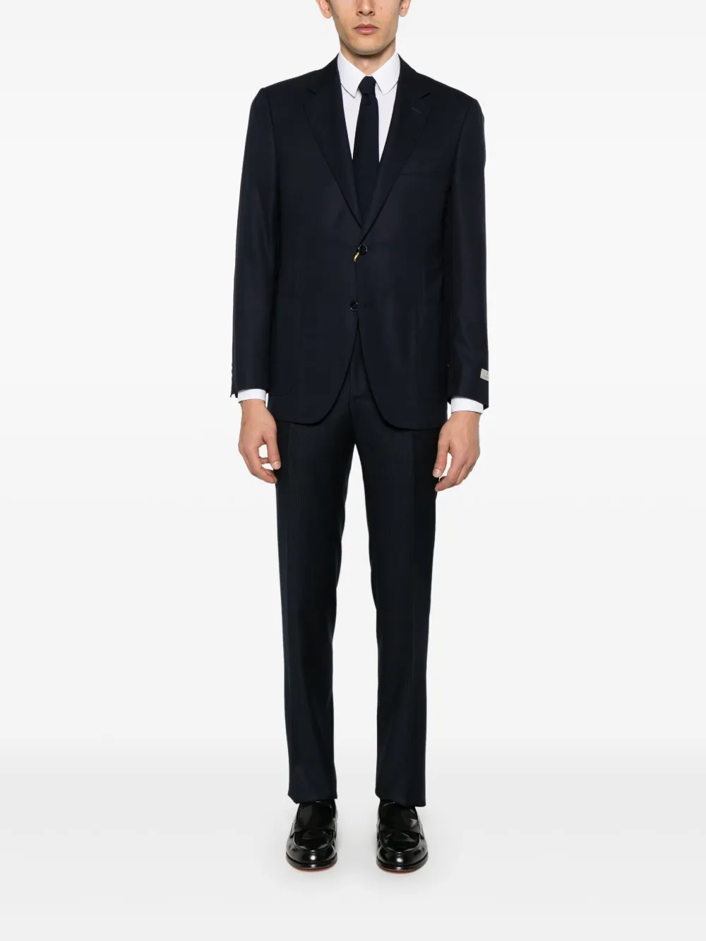 Canali Wollen blazer - Blauw