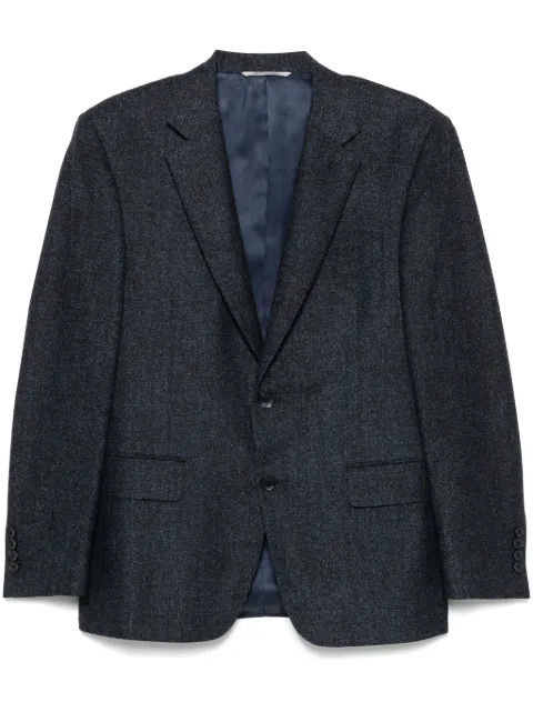 Canali mélange-effect blazer