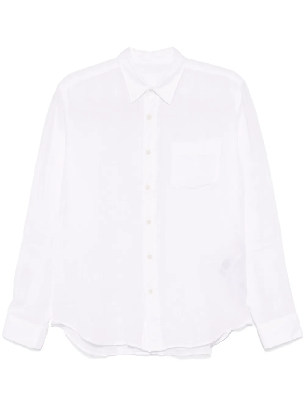 slub-textured shirt