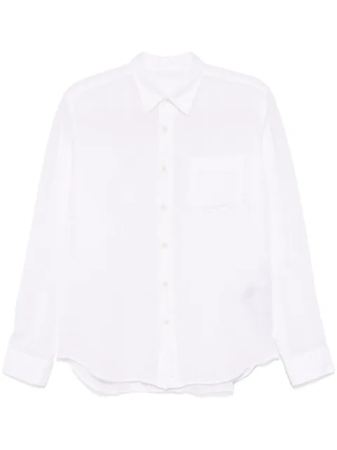 120% Lino slub-textured shirt