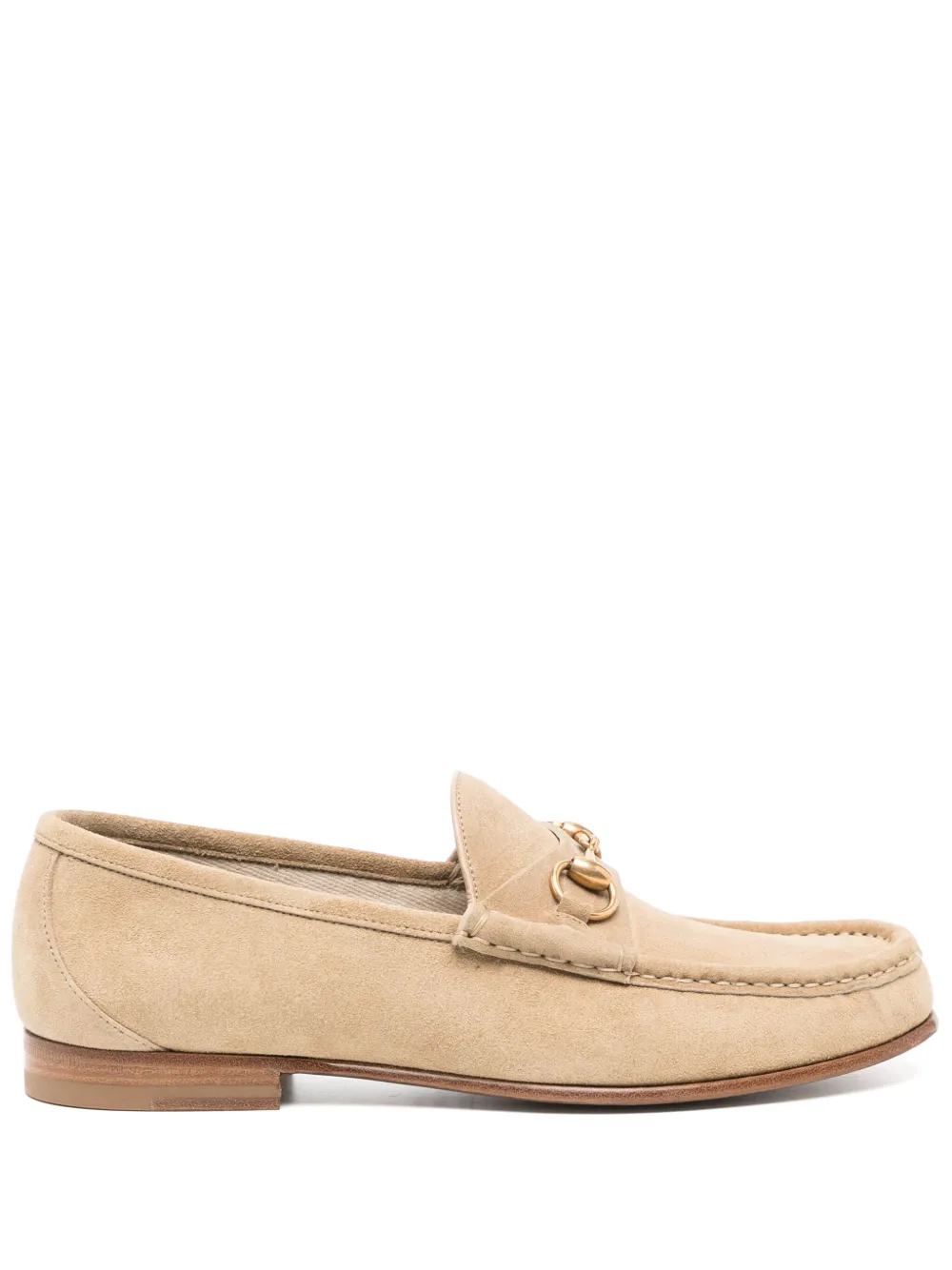 Gucci Leren loafers Beige