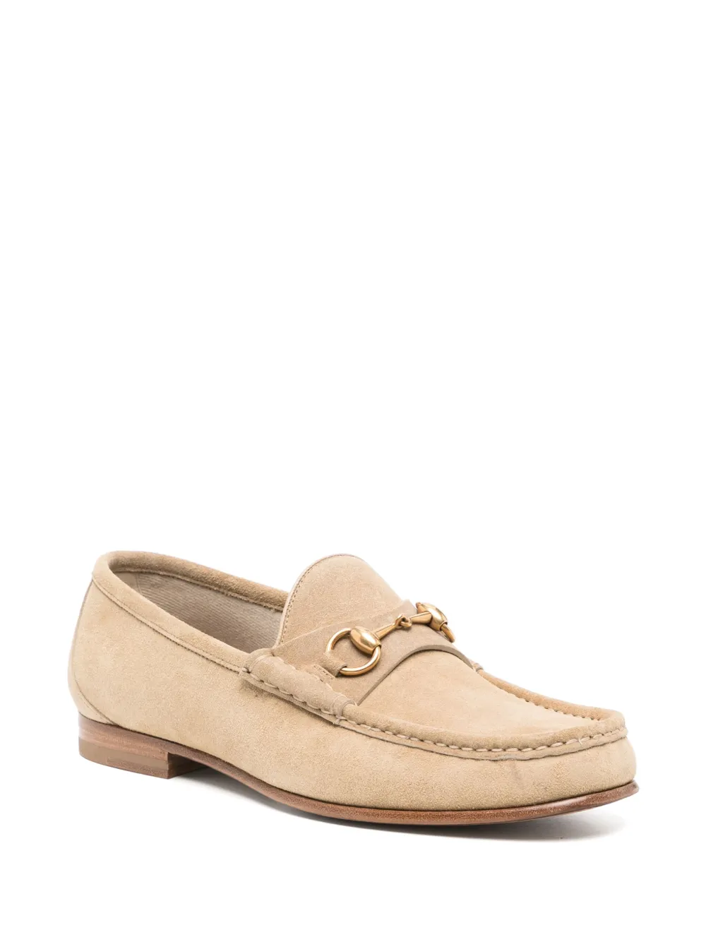 Gucci Leren loafers - Beige