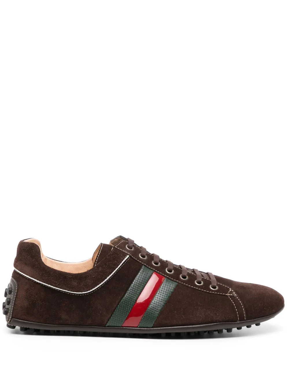 Gucci Suède sneakers Bruin