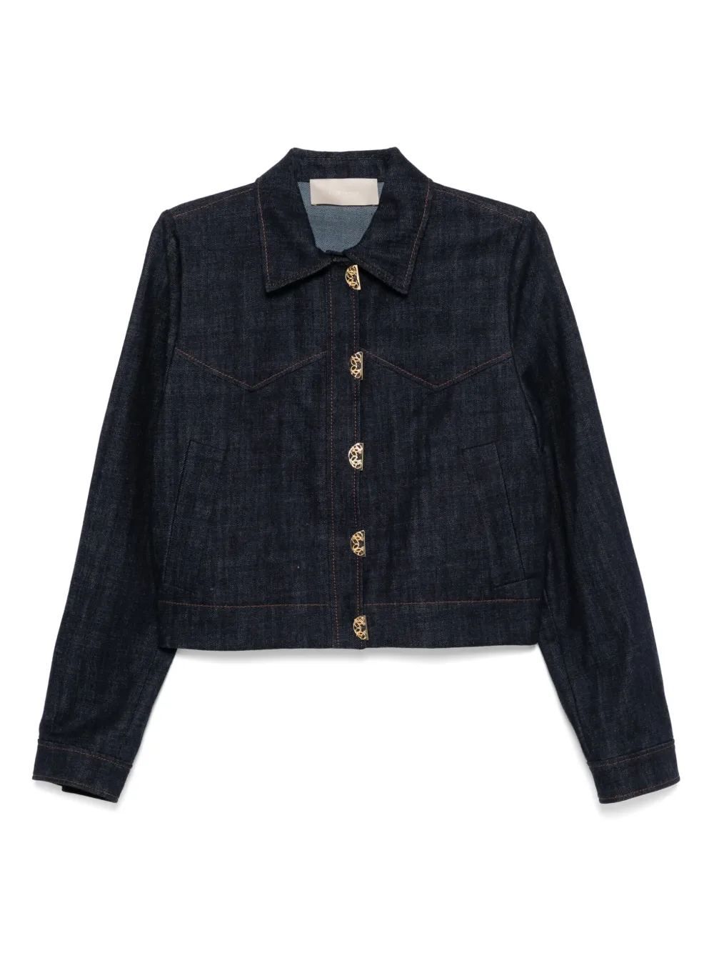 Elie Saab embellished denim jacket | marrón | Image 1