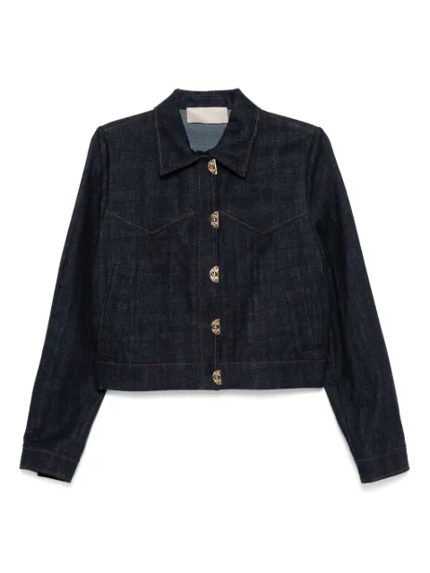 Elie Saab embellished denim jacket