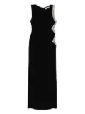Elie Saab crystal-embellished dress - Black