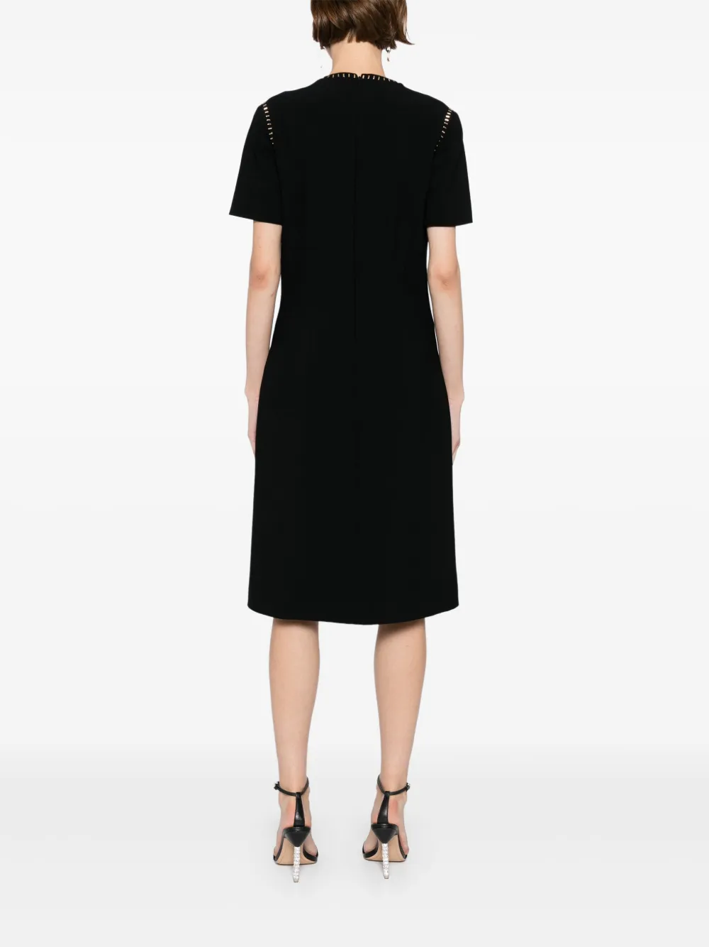 Elie Saab Jurk met studs Zwart
