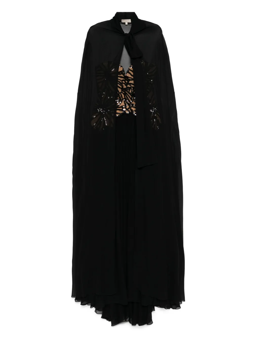 Elie Saab Jurk met pailletten Zwart