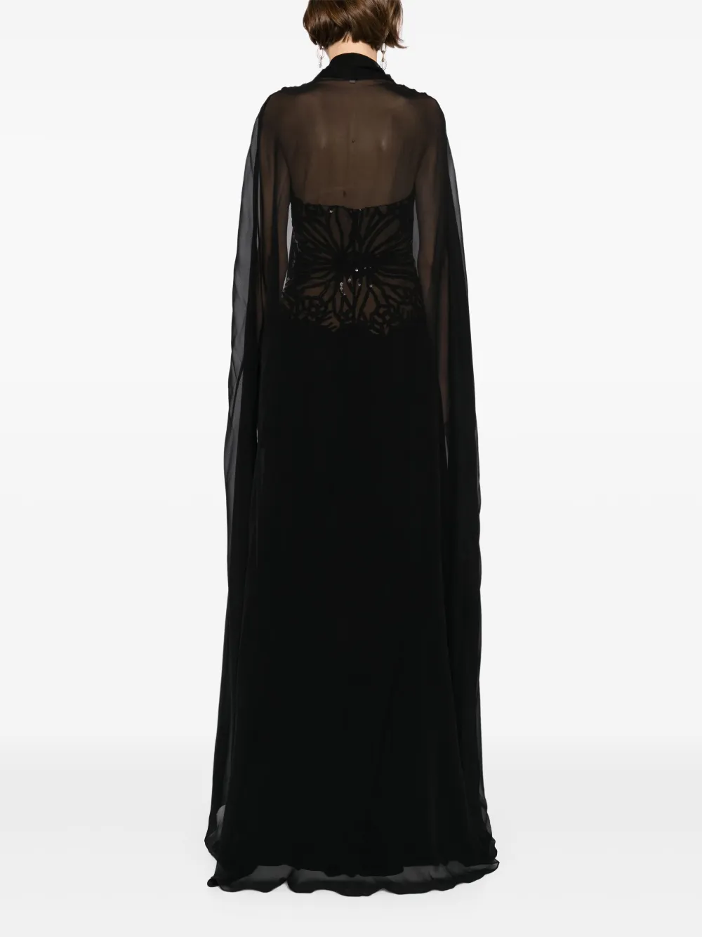 Elie Saab Jurk met pailletten Zwart