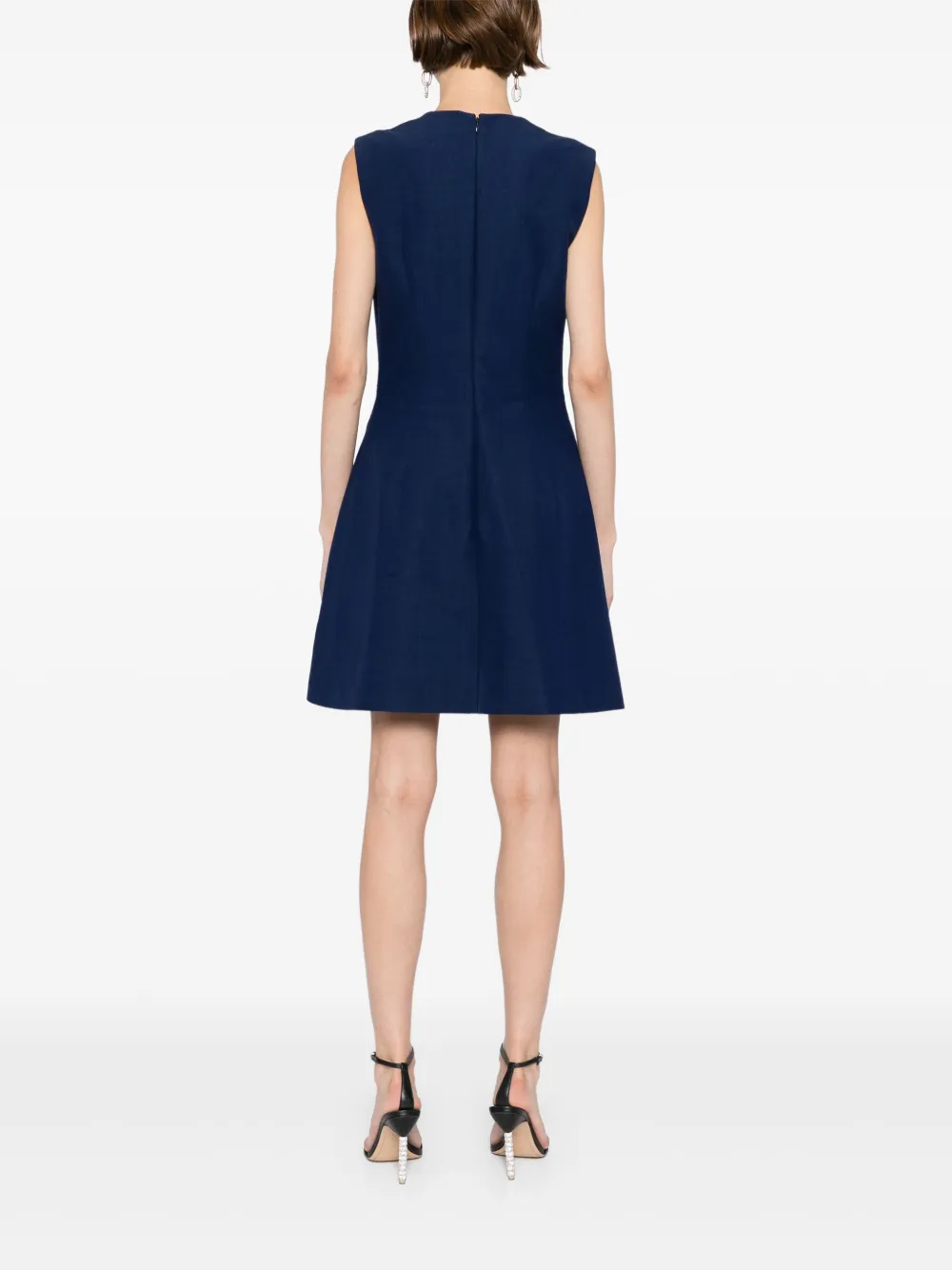 Elie Saab Jurk met strikdetail Blauw