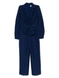 Elie Saab bow-detail jumpsuit - Blue