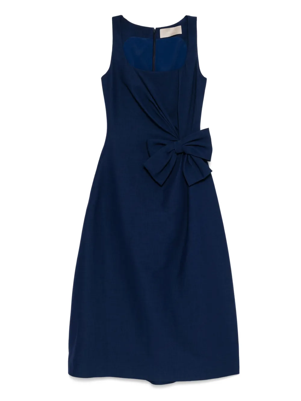 Elie Saab Midi-jurk met strik-detail Blauw