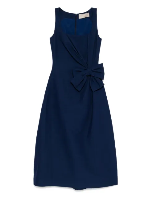 Elie Saab bow-detail midi dress