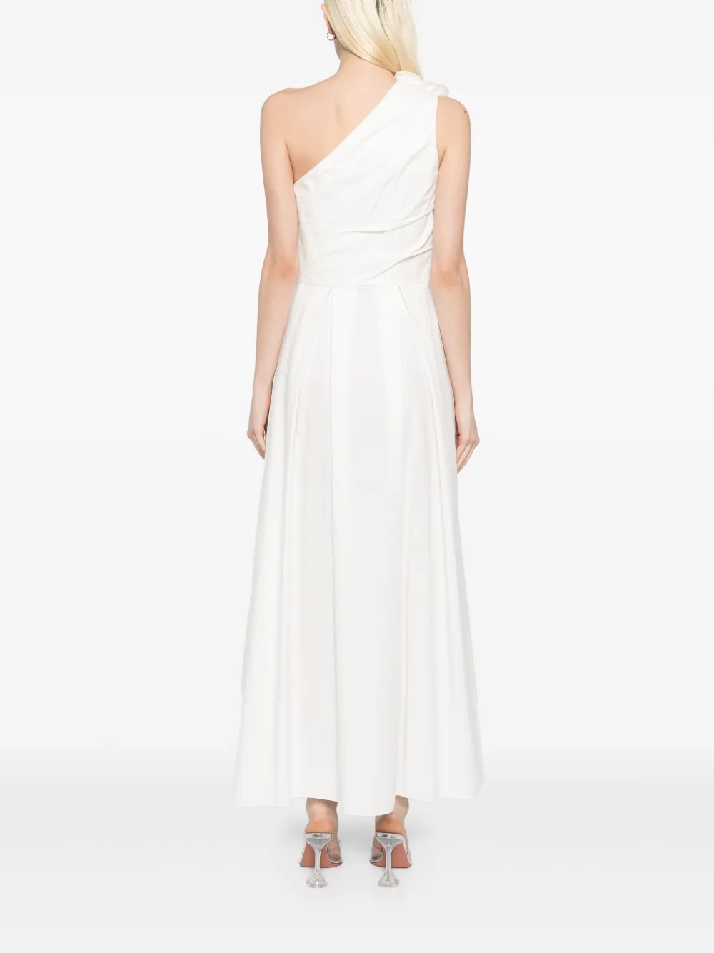 Elie Saab Popeline jurk Wit