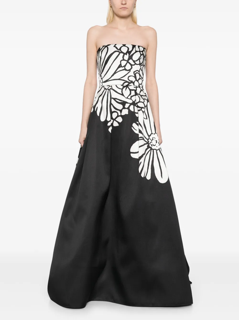 Elie Saab Mikado avondjurk - Zwart