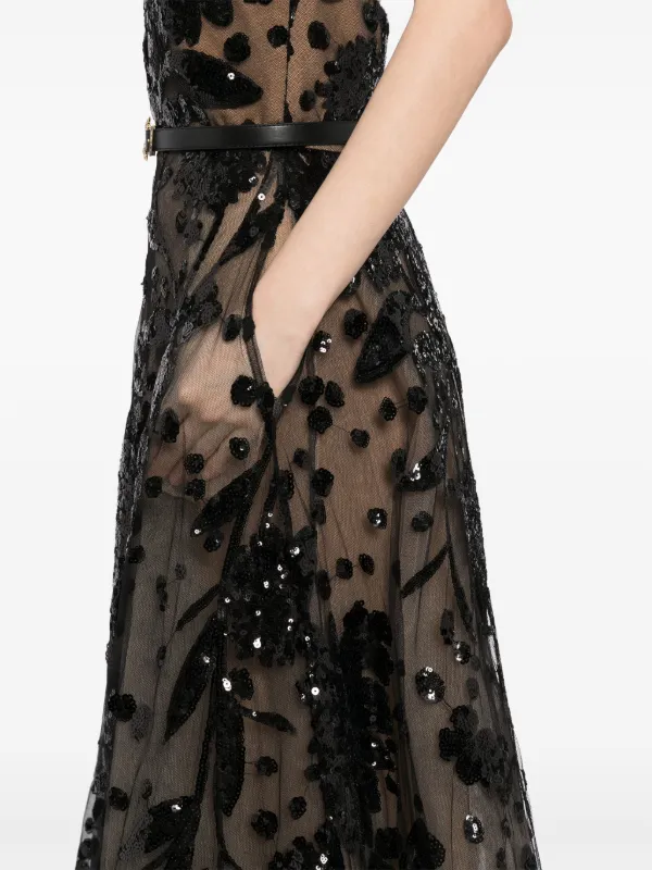 ELIE SAAB SK130NS25GA002PALMSHADE 関税送料込 Lace Skirt – ELIE SAAB