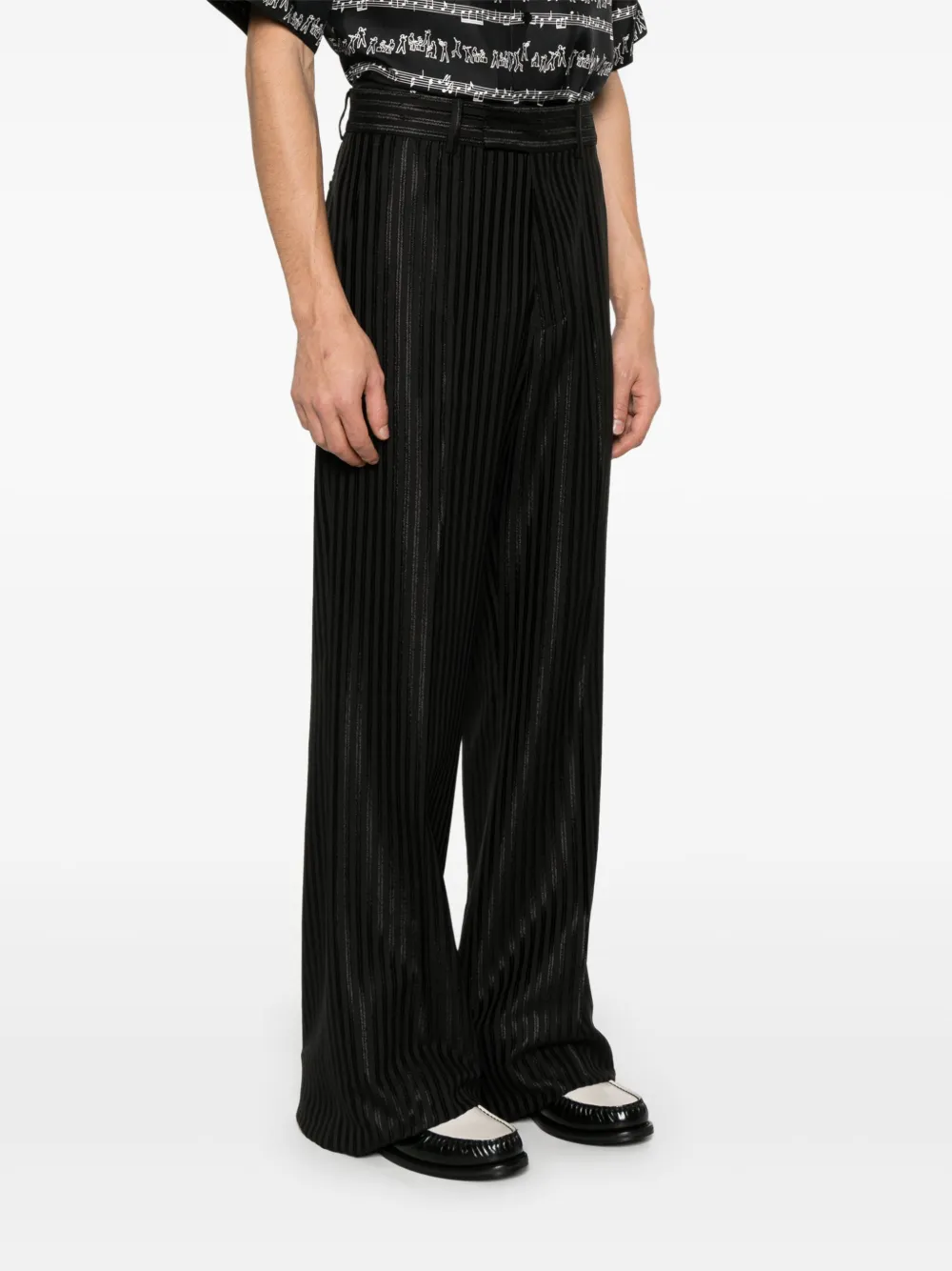 AMIRI Gestreepte broek Zwart