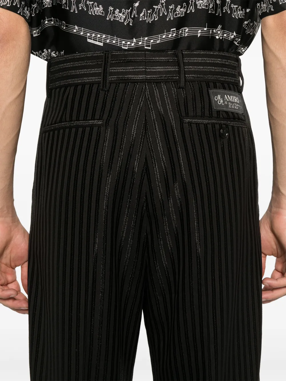 AMIRI Gestreepte broek Zwart