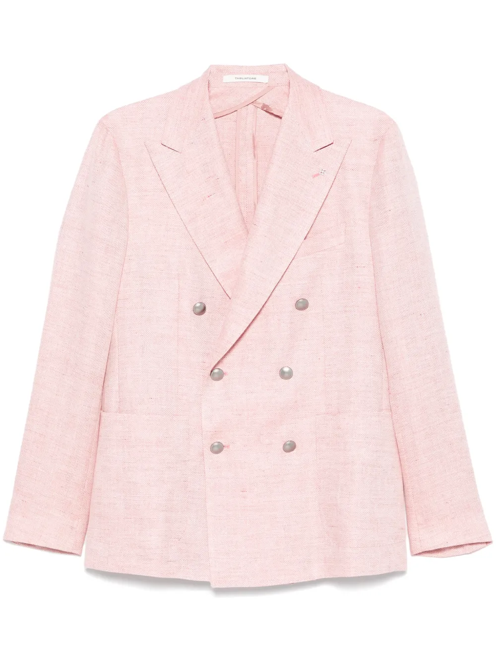 Tagliatore Blazer met dubbele rij knopen Roze