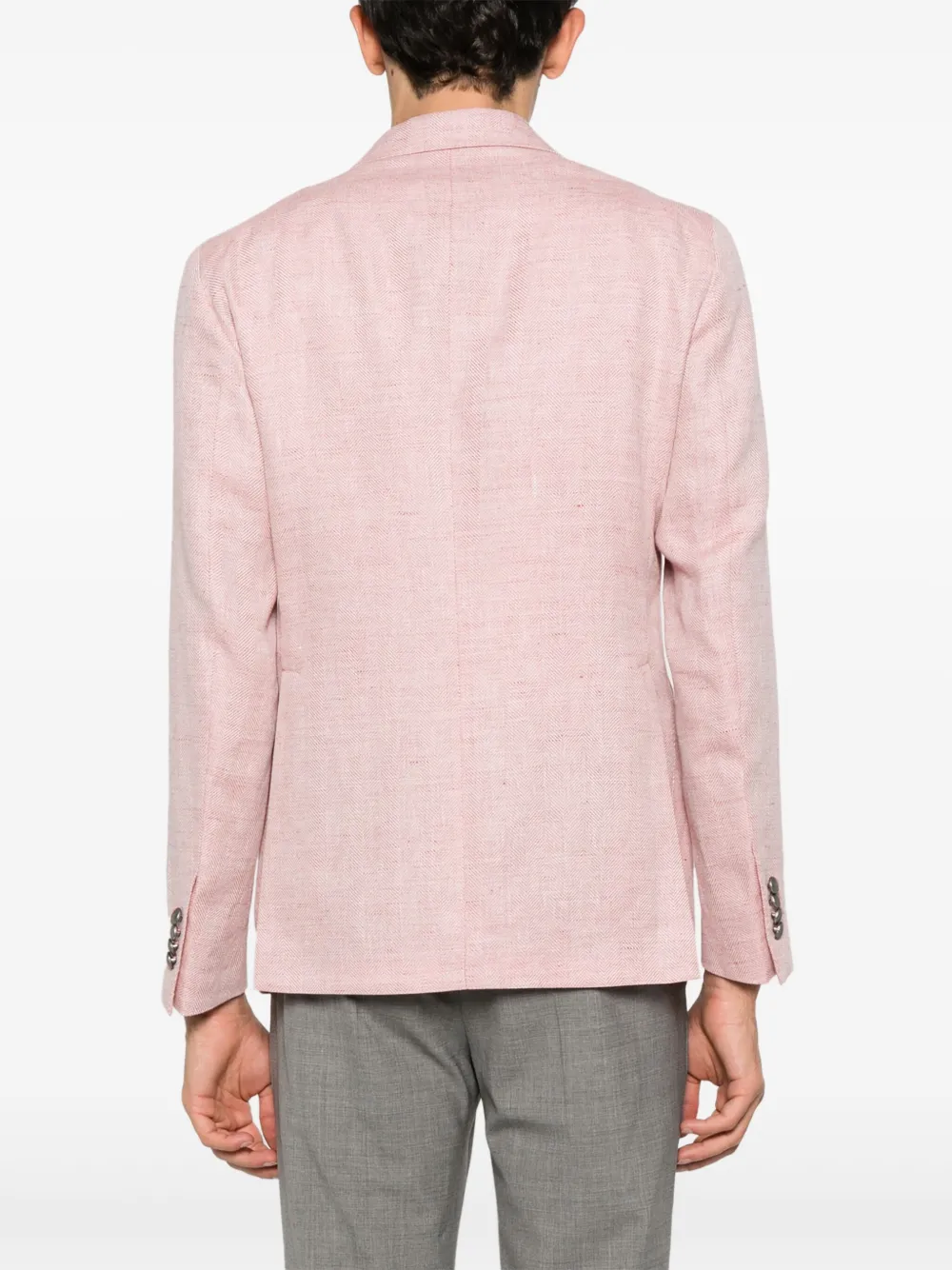 Tagliatore Blazer met dubbele rij knopen Roze