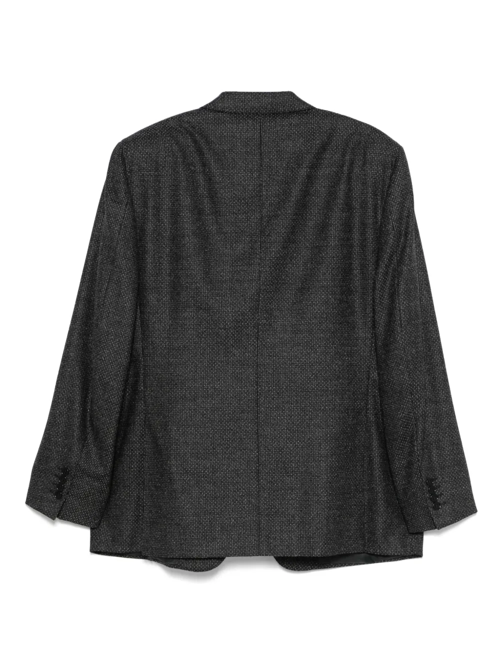 Canali Blazer met jacquard - Grijs