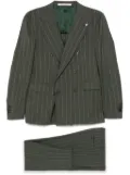 Tagliatore pinstriped suit - Green