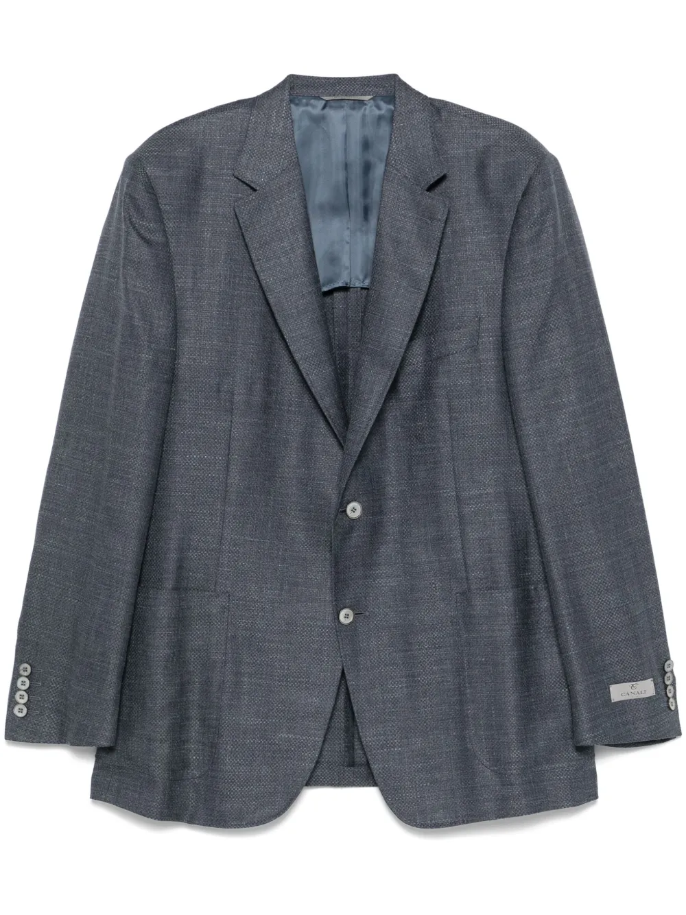 Canali slub-texture blazer | Blue | Image 1