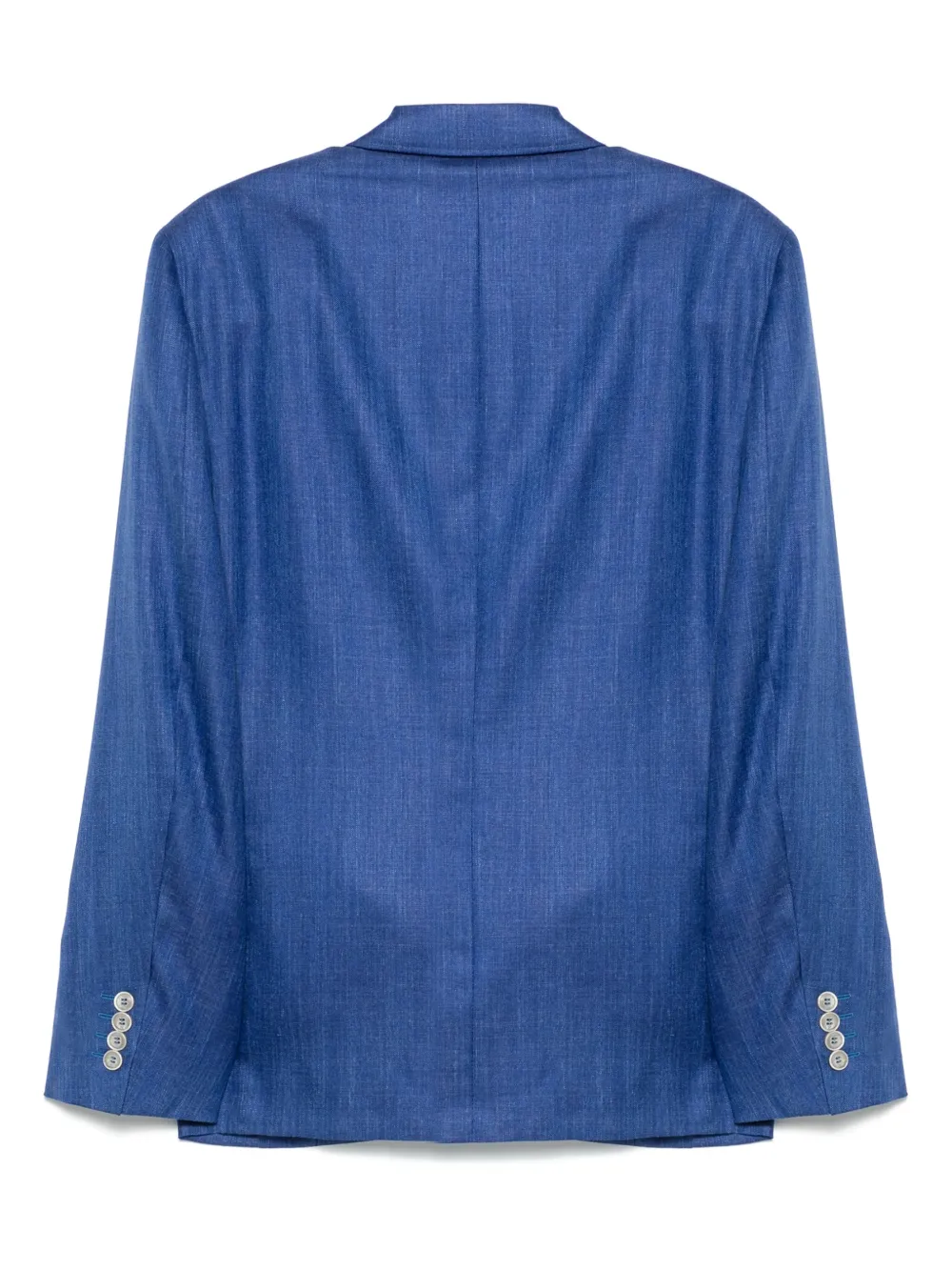 Canali Blazer met gemêleerd effect - Blauw