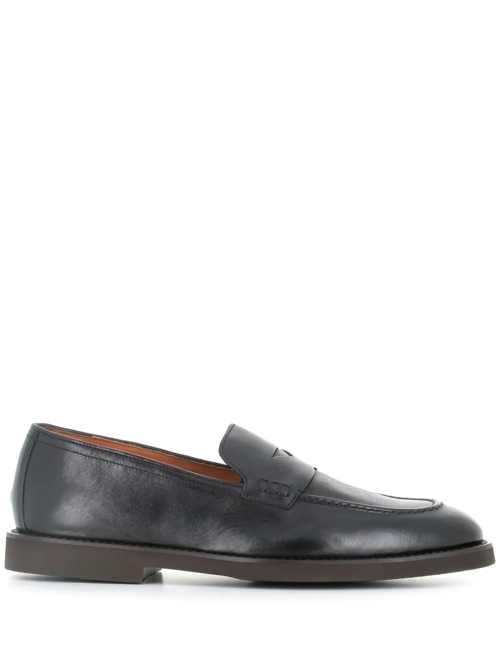 Doucal's leather loafers Black