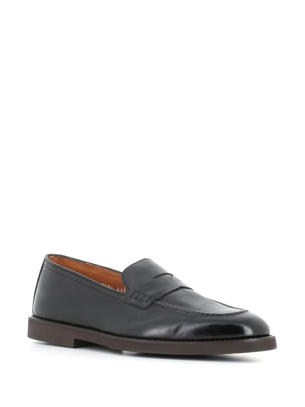 Doucal's leather loafers - Zwart