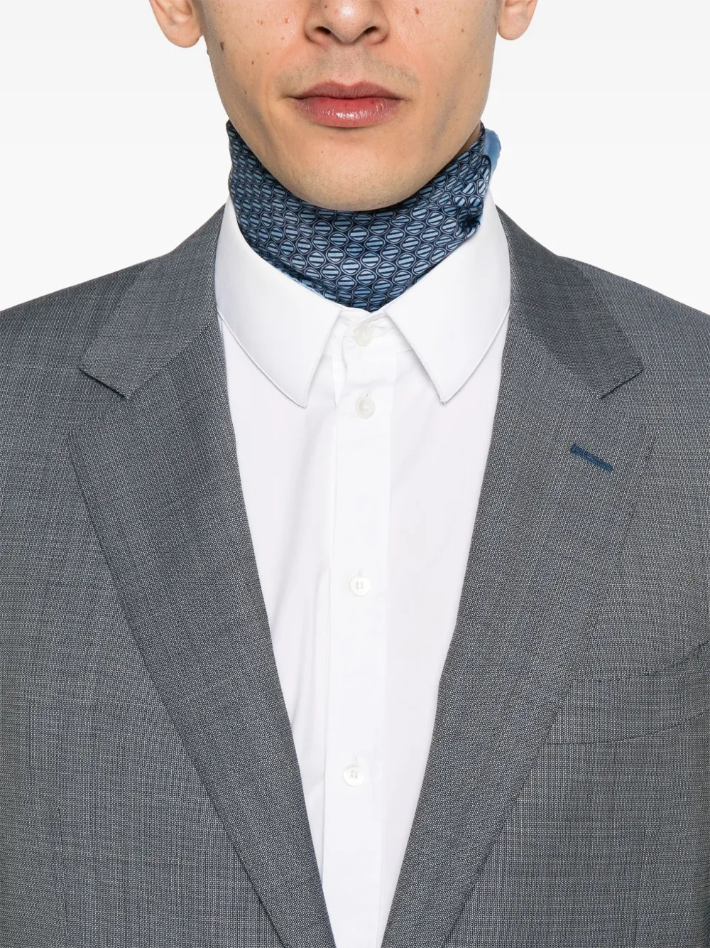 Canali Wollen pak Blauw