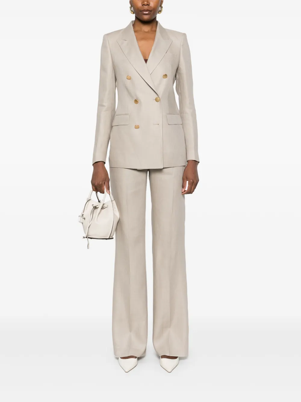 Tagliatore linen suit - Beige