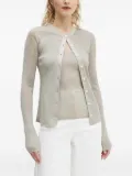 A.L.C. metallic-knit ribbed tank top - Neutrals