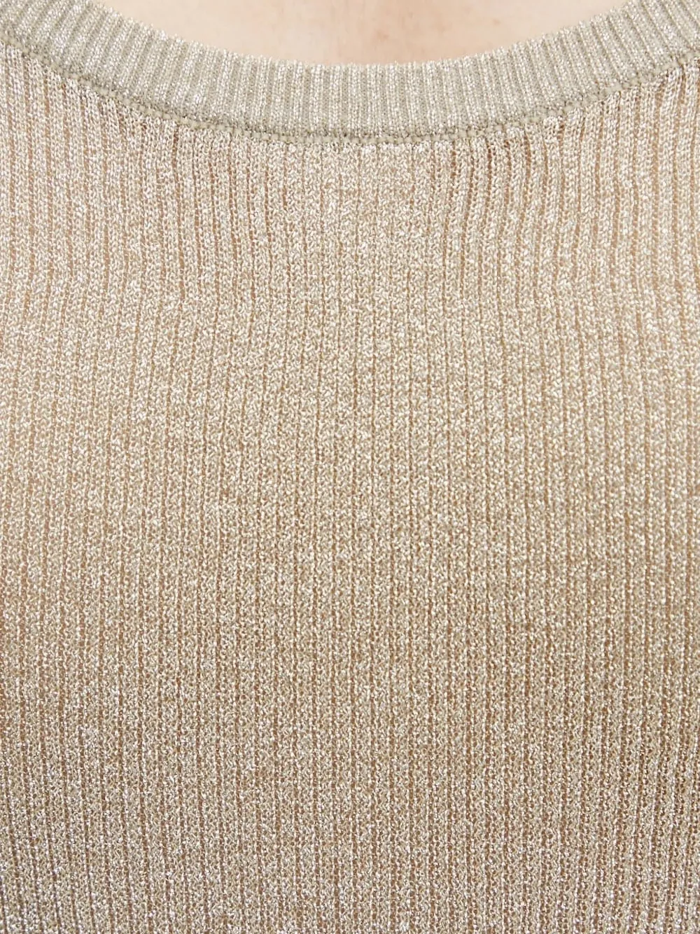 A.l.c Fisher Fine Lurex Cardigan In Light Gold In Neutral