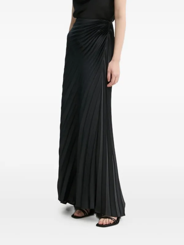 open lace back dress ALC Aries Pleated Maxi Dress  Cloomers