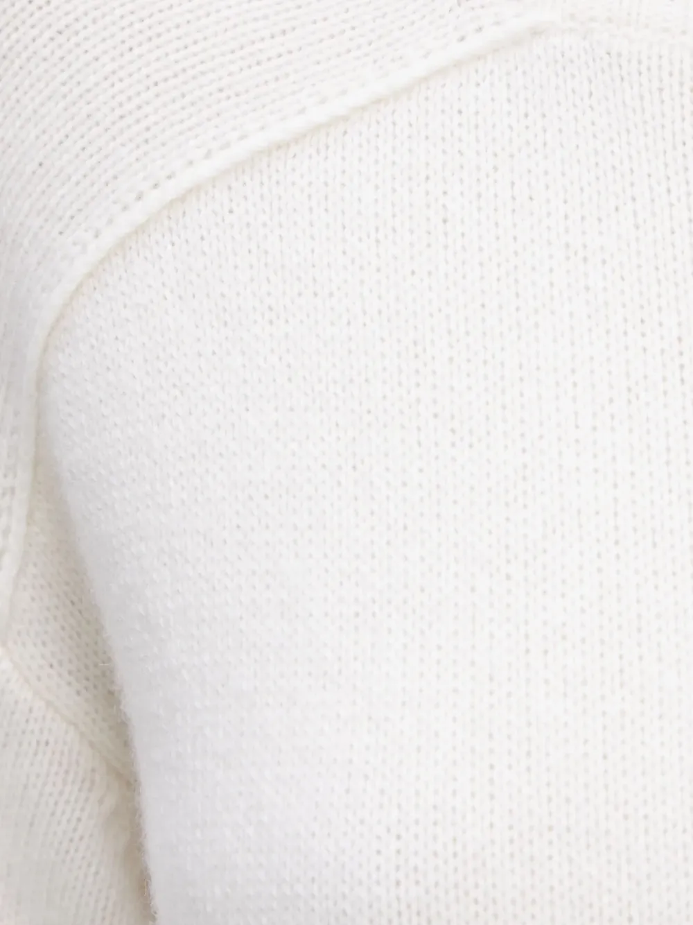 A.l.c Klassischer Kaschmirpullover In White