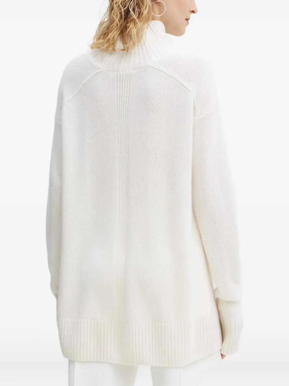A.l.c Klassischer Kaschmirpullover In White