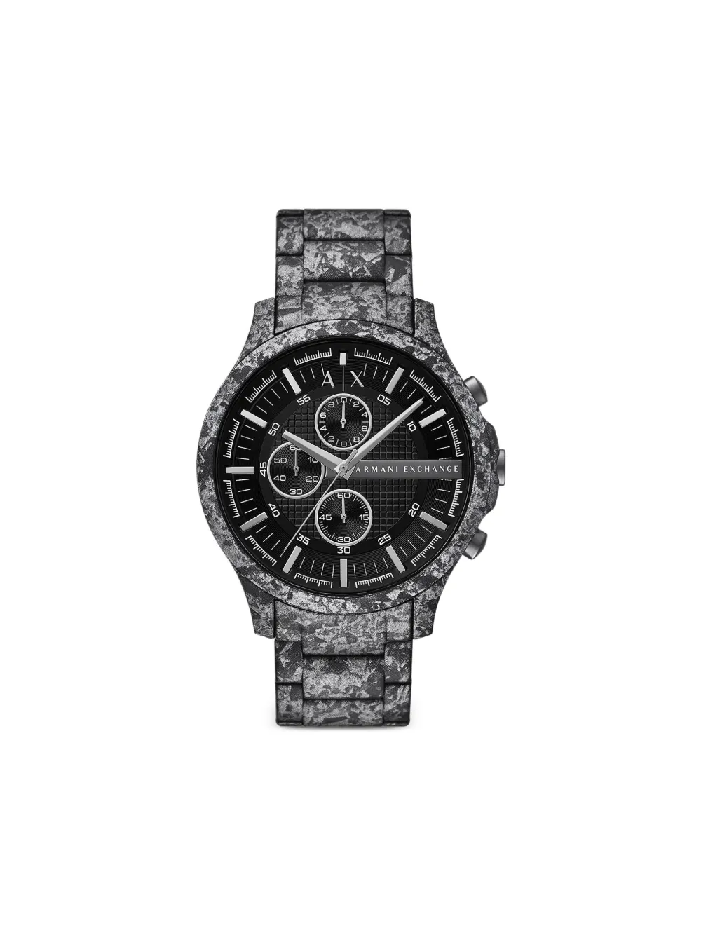 Armani Exchange クロノグラフ 46mm 腕時計 - ブラック Armani Exchange クロノグラフ 46mm 腕時計 - ブラック