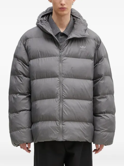 adidas hooded-neck padded jacket